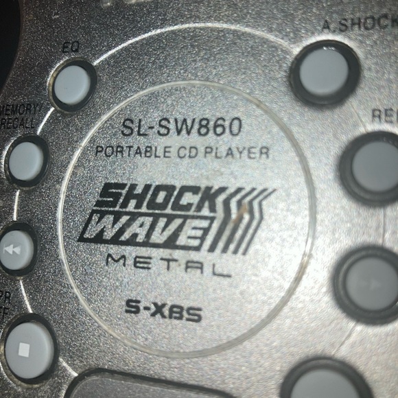Panasonic Shockwave SL-SW860 Portable CD Player metal edition anti shock memory+ - Picture 4 of 12